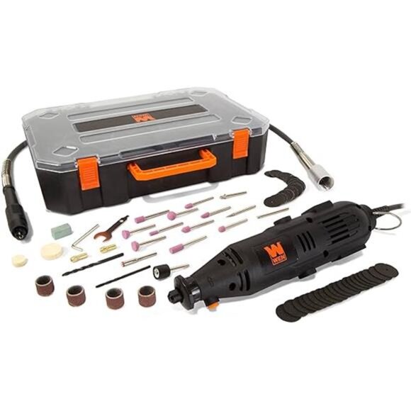 Amp Variable Speed Rotary Tool with 100+ Accessories, Carrying Case Flex Shaft - Picture 7 of 7